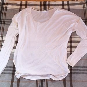 Free People Plain White T Shirt XS